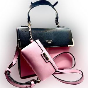 Beautiful Dune London Handbag w/crossbody strap and dust bag-Never Used